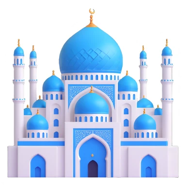 Samarkand blue dome mosque sticker