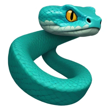Blue Pit viper sticker