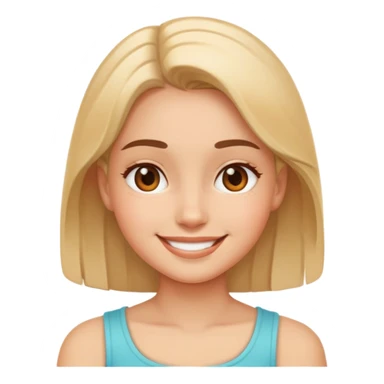 Girl relajada  sticker