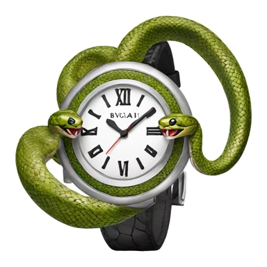 Bulgari snake watch sticker