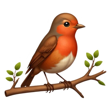 Robin bird sticker