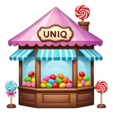 Candyshop with name: UNIQ sticker