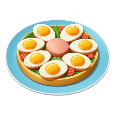 Toki Doki SPAM and eggs platr sticker