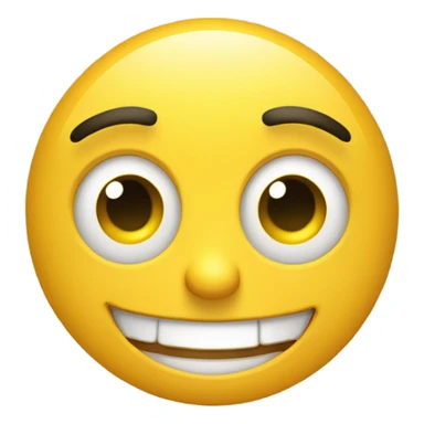 Proud emoji face sticker