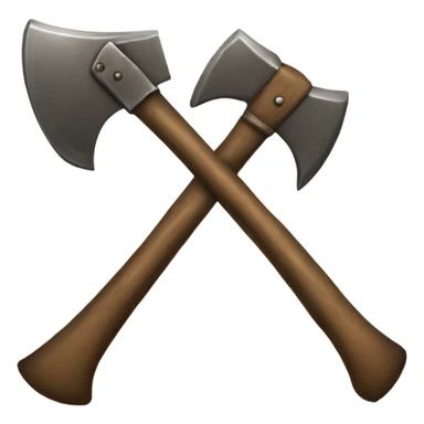 axe made of bronze sticker