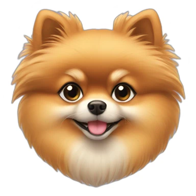 pomeranian-in-love sticker