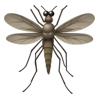 mosquito with three wings sticker