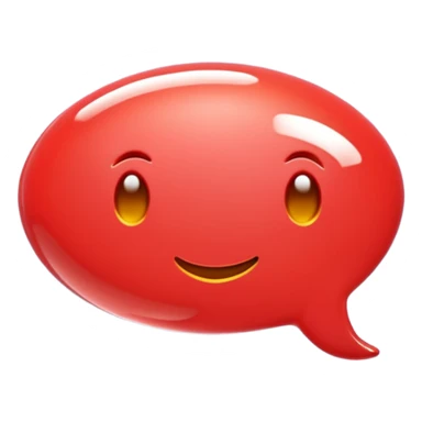 comment red bubble sticker