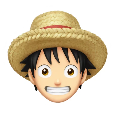 one piece straw hat Luffy sas sticker