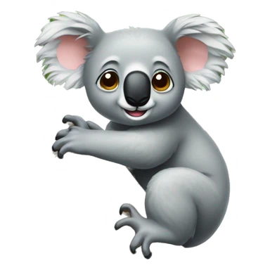 koala climbing tree sticker