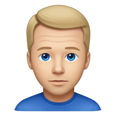 Donnie Wahlberg with dark blonde hair sticker