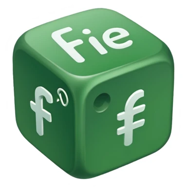 the green die "friend" sticker