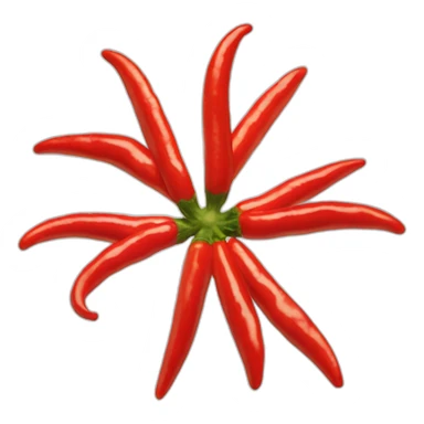 Red Hot Chili Peppers asterisk logo, 3/4 view sticker