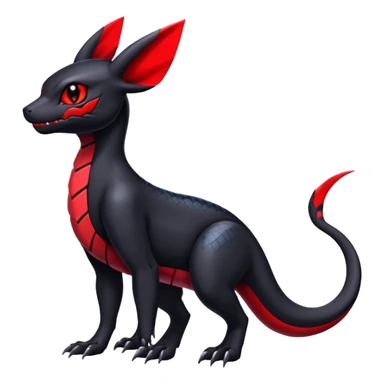 Guilmon-Umbreon-Salandit-hybrid sticker