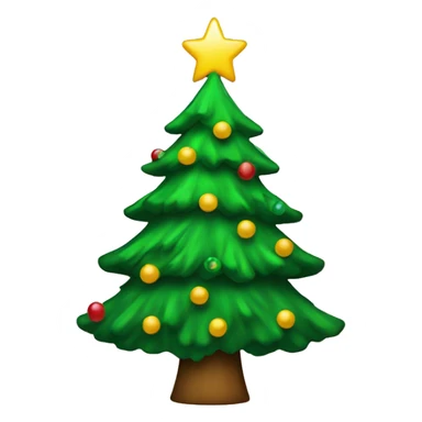 Christmas tree sticker