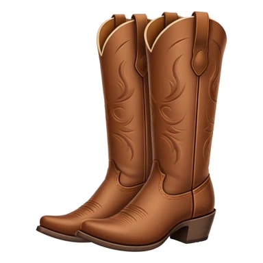 Cowboy boots sticker