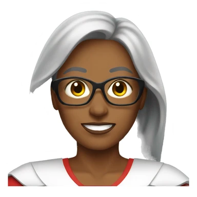 My mom as superwoman sticker