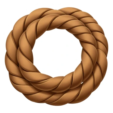 three interlaced cords sticker