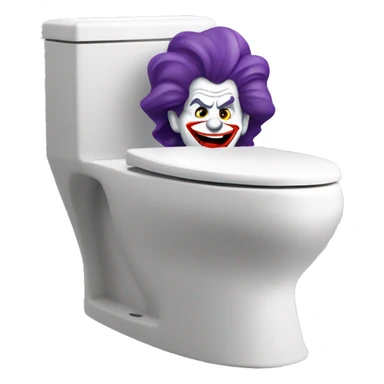 Joker skibidi toilet sticker