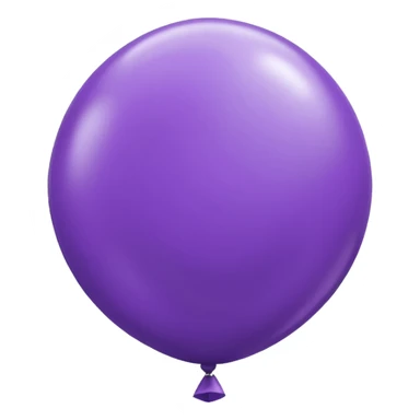 Purple balloon sticker