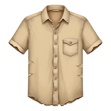 vintage Torn shirt sticker