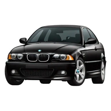 BMW E46 316i in black sticker