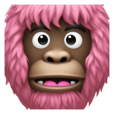  Bigfoot. Pink bow sticker