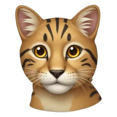 Wild cat sticker