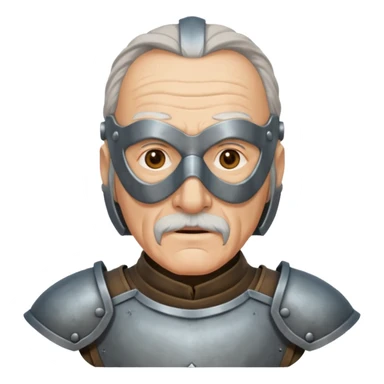 Elderly iron man sticker