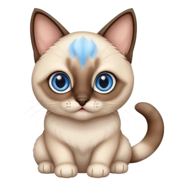 Cute Siamois sticker