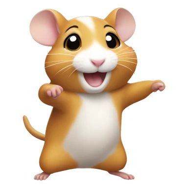 Hamster dancing sticker
