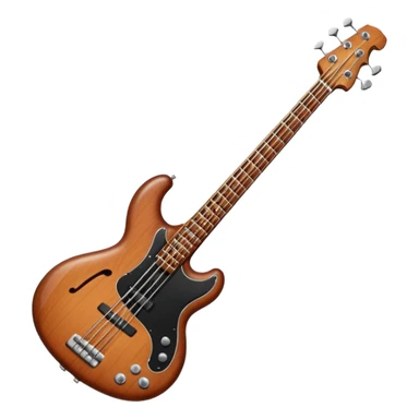 Bass guitar sticker
