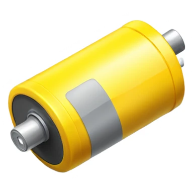 Serious yellow battery sticker