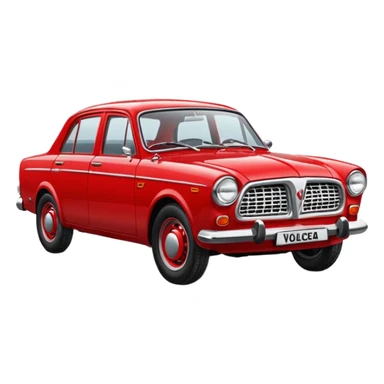 Soviet car Volga sticker