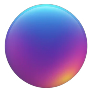 ion learning gradient sphere logo hd sticker