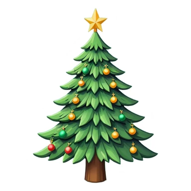 un arbol de navidad en lo lejos, y haiga un texto super bonito que diga "Llegó la navidad", y un fondo navideño (que sea en pixel art, toda la imagen) sticker