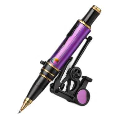 tattoo machine pen sticker