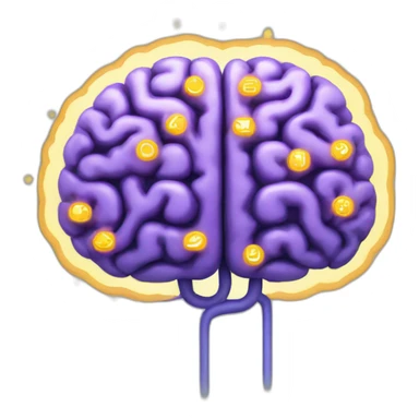 brain circuit sticker