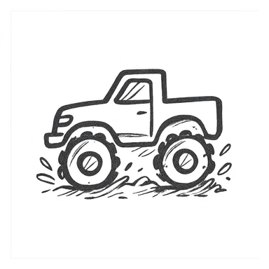 mud truck sticker