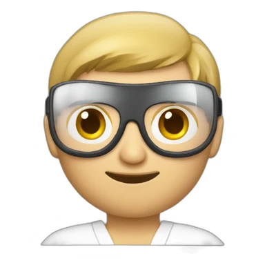 Karate Fighter with lunette sticker