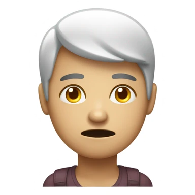 person in emergency sticker