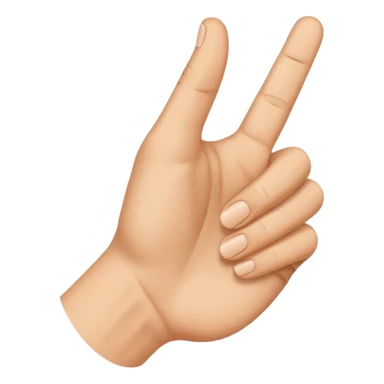 Leftward Thumb Sign Gesture sticker