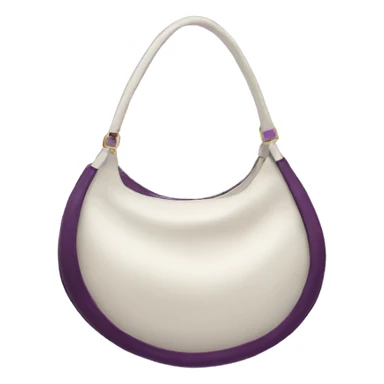 Eggplant handbag sticker