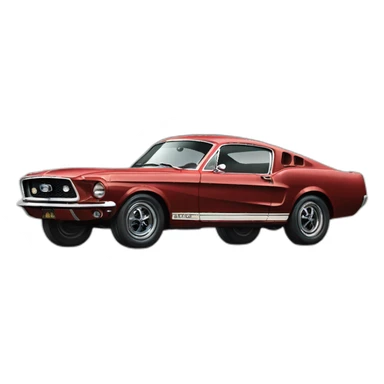 Mustang Ford 1968 sticker