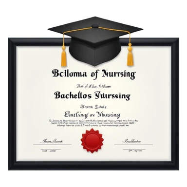 Bachelors degree in nursing sticker