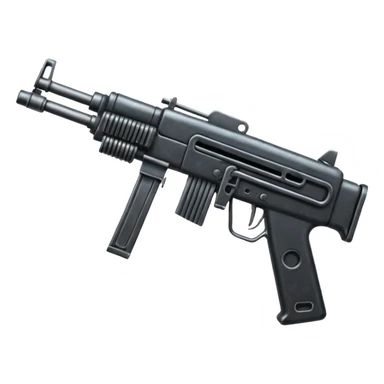 Machine gun sticker