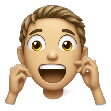 laughing crying at same time  sticker