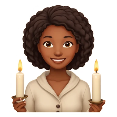 Candle Maker black woman sticker
