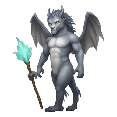 full body mythical creature sticker
