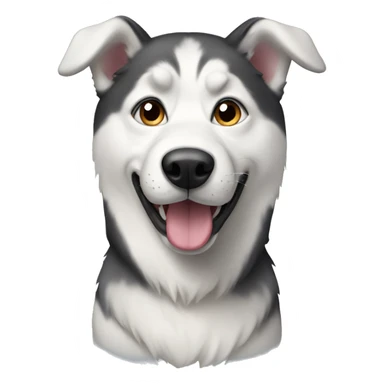 Dog husky sticker